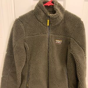 LL Bean Women's Mountain Pile Fleece Jacket